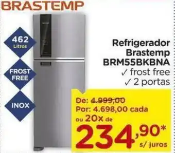 Carrefour Refrigerador Brastemp BRM55BKBNA oferta