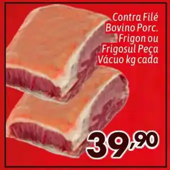 Supermercados Big Compra Contra Filé Bovino Porc. Frigon ou Frigosul Peça Vácuo kg cada oferta