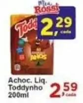 Rossi Supermercado Achoc. Liq. Toddynho 200ml oferta