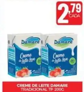 Fort Atacadista CREME DE LEITE DAMARE TRADICIONAL TP 200G oferta