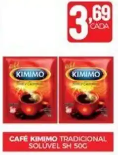 Fort Atacadista CAFÉ KIMIMO TRADICIONAL SOLÚVEL SH 50G oferta