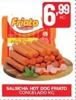 SALSICHA HOT DOG FRIATO CONGELADO KG