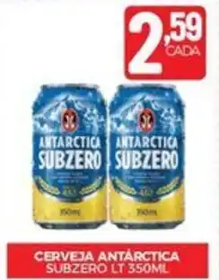 Fort Atacadista CERVEJA ANTARCTICA SUBZERO LT 350ML oferta