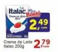 Rossi Supermercado Creme de Leite Italac 200g oferta