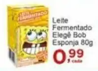 Rossi Supermercado Leite Fermentado Elege Bob Esponja 80g oferta