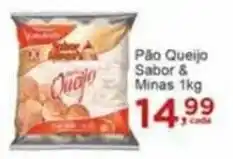 Rossi Supermercado Pão Queijo Sabor & Minas 1kg oferta