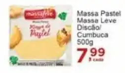 Rossi Supermercado Massa Pastel Massa Leve Discão/ Cumbuca 500g oferta