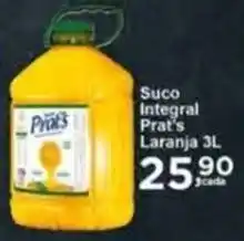 Rossi Supermercado Suco Integral Prat's Laranja 3L oferta