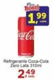 Rossi Supermercado Refrigerante Coca-Cola Zero Lata 310mi oferta
