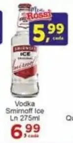 Rossi Supermercado Vodka Smirnoff Ice Ln 275ml oferta