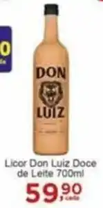 Rossi Supermercado Licor Don Luiz Doce de Leite 700ml oferta