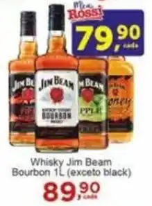 Rossi Supermercado Whisky Jim Beam Bourbon 1L (exceto black) oferta