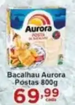 Rossi Supermercado Bacalhau Aurora Postas 800g oferta
