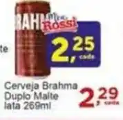 Rossi Supermercado Cerveja Brahma de Duplo Malte lata 269ml oferta