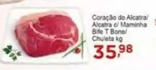 Rossi Supermercado Coração do Alcatra Alcatra / Maminha Bife T Bone/ Chuleta kg oferta