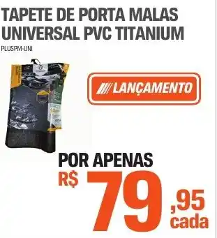 AutoZone TAPETE DE PORTA MALAS UNIVERSAL PVC TITANIUM oferta