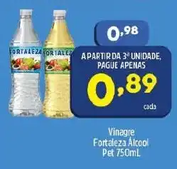 Arena Atacado Vinagre Fortaleza Alcool pet 750ml oferta
