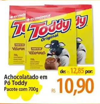 Atacadão Achocolatado em Pó Toddy Pacote com 700g oferta
