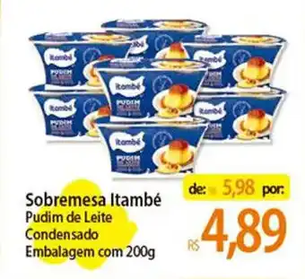 Atacadão Sobremesa Itambé Pudim de Leite Condensado Embalagem com 200g oferta