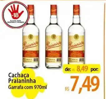 Atacadão Cachaça Praianinha Garrafa com 970ml oferta