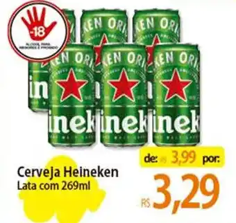 Atacadão Cerveja Heineken Lata com 269ml oferta