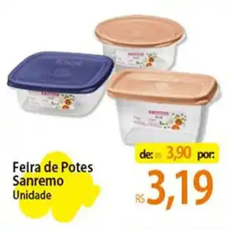 Atacadão Feira de Potes Sanremo Unidade oferta