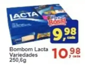 Rossi Supermercado Bombom Lacta Variedades 250.6g oferta