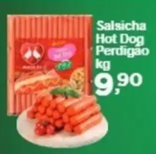 Rossi Supermercado Salsicha Hot Dog Perdigão kg oferta