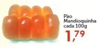 Rossi Supermercado Pão Mandioquinha cada 100g oferta