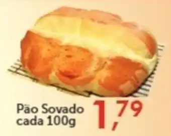 Rossi Supermercado Pão Sovado cada 100g oferta