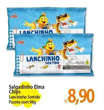 Atacadão Salgadinho Elma Chips Lanchinho Sortido Pacote com 98g oferta