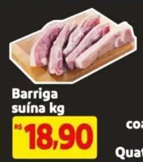 Extra Supermercado Barriga suína kg oferta