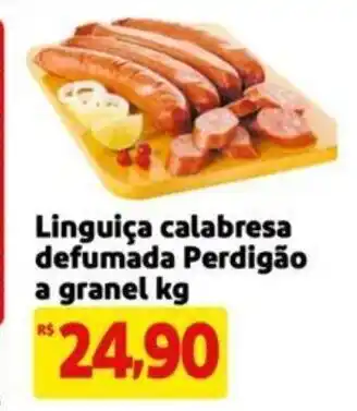 Extra Supermercado Linguiça calabresa defumada Perdigão a granel kg oferta