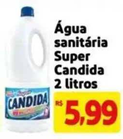 Extra Supermercado Água sanitária Super Candida 2 litros oferta
