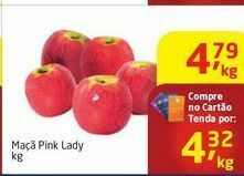 Maçãs pink lady a granel