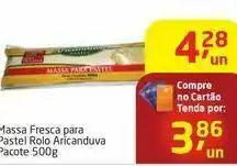 Tenda Atacado Massa para pastel aricanduva 500 gr oferta