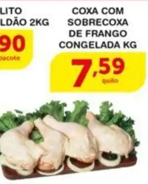 Roldão COXA COM SOBRECOXA DE FRANGO CONGELADA KG oferta