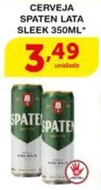 Roldão CERVEJA SPATEN LATA SLEEK 350ML oferta