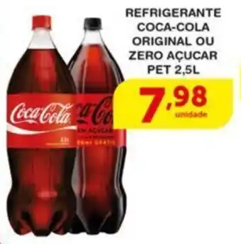 Roldão REFRIGERANTE COCA-COLA ORIGINAL OU ZERO AÇUCAR PET 2,5L oferta