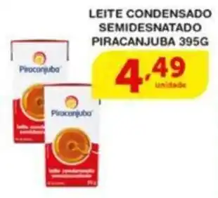 Roldão LEITE CONDENSADO SEMIDESNATADO PIRACANJUBA 395G oferta