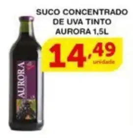 Roldão SUCO CONCENTRADO DE UVA TINTO AURORA 1,5L oferta