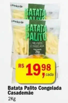 Ultrabox Batata Palito Congelada Casademãe 2kg oferta