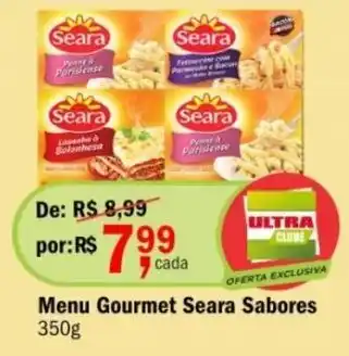 Ultrabox Menu Gourmet Seara Sabores 350g oferta