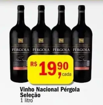 Ultrabox Vinho Nacional Pérgola Seleção 1 litro oferta