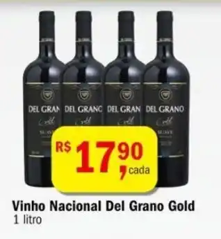 Ultrabox Vinho Nacional Del Grano Gold 1 litro oferta