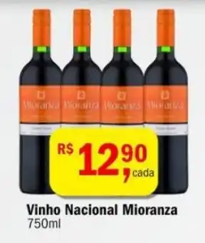Ultrabox Vinho Nacional Mioranza 750ml oferta