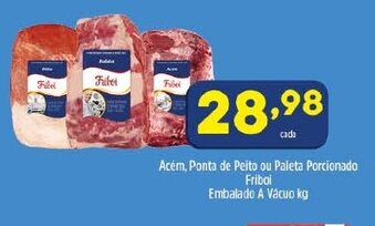 Arena Atacado Acem Ponta de Peito ou Paleta Porcionado Friboi Embalado a vacuo 1kg oferta