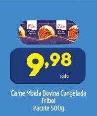 Arena Atacado Carne moida bovina congelada Friboi 500g oferta