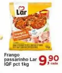 Rossi Supermercado Frango passarinho Lar IQF pct 1kg oferta