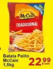 Rossi Supermercado Batata Palito McCain 1.5kg oferta